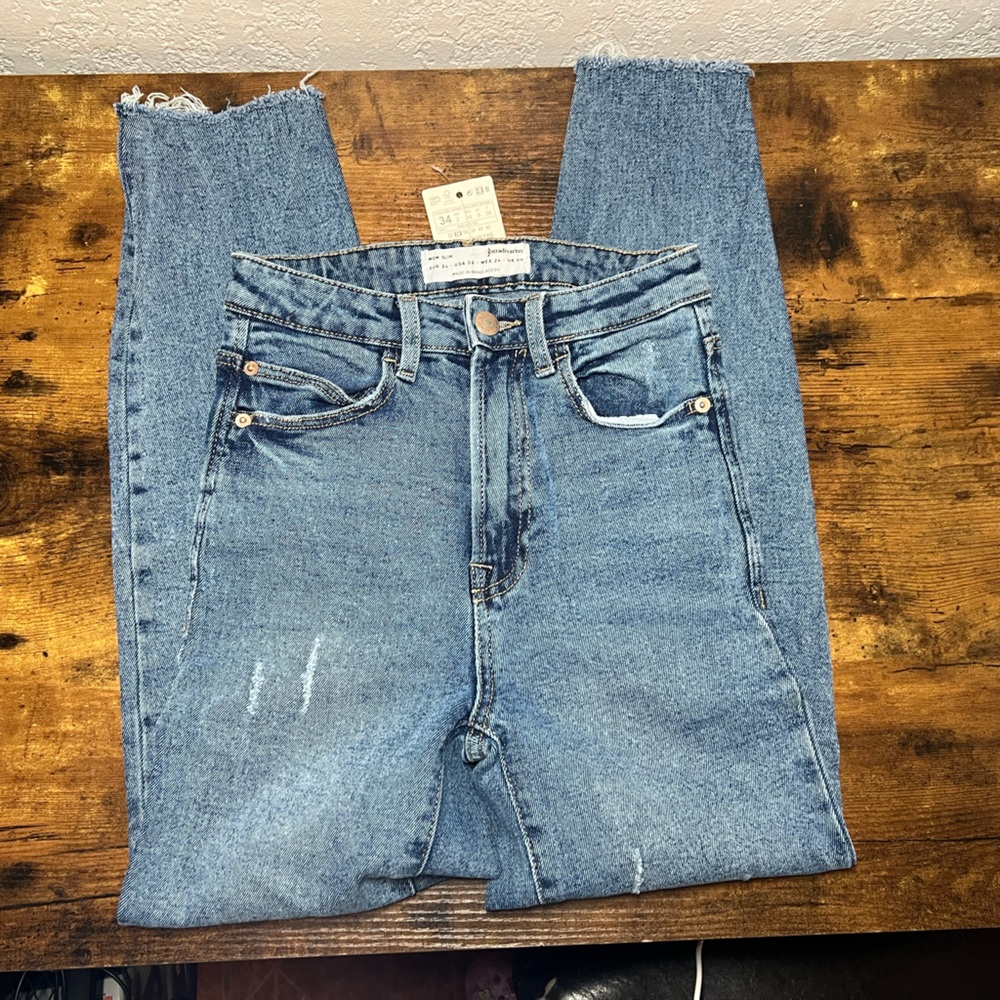 Stradivarius mom slim jeans